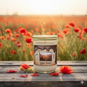 Poppy Flower - 16 oz Coconut Wax Candle